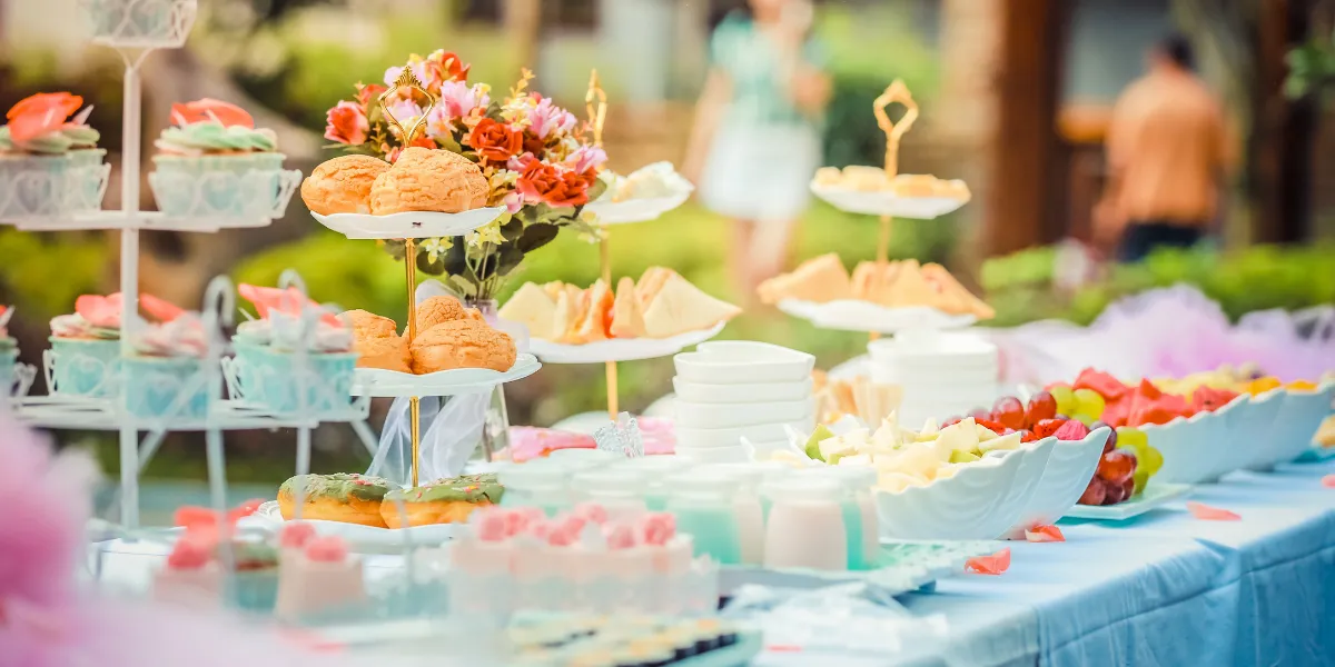 Bank holiday cake and street party